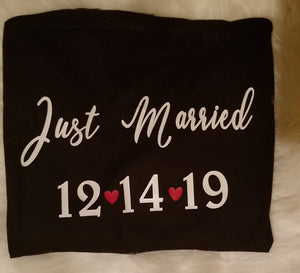 Mr and Mrs t-shirt set